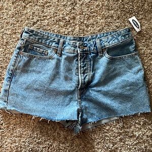 Old navy blue Jean shorts